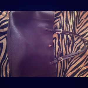 Tory Burch York Tote. Dark walnut